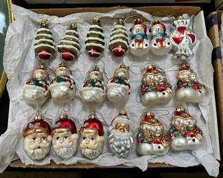 Glass Molded Ornaments