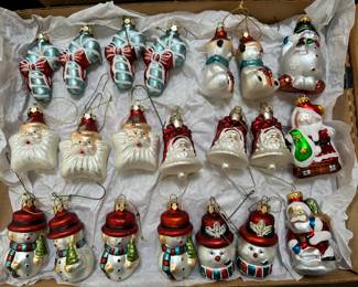 Glass Molded Ornaments