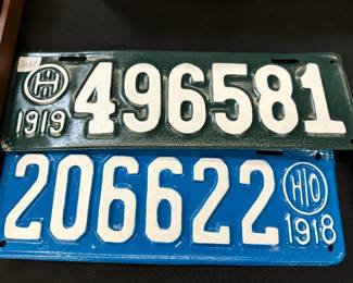 Vintage License Plates