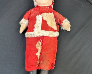 Vintage Straw Santa Clause