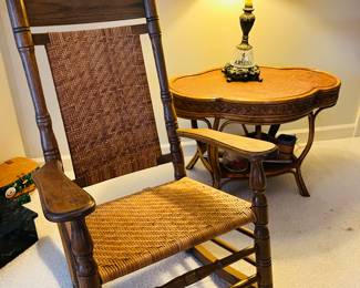 Brumby wicker rocking chair