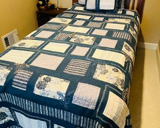 Pair of Slat back twin beds