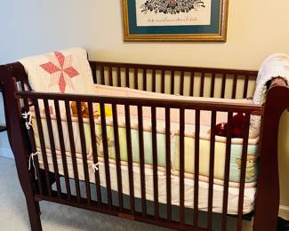 Wooden crib