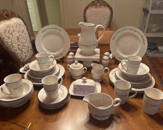 Feed on the Word china, set of 41