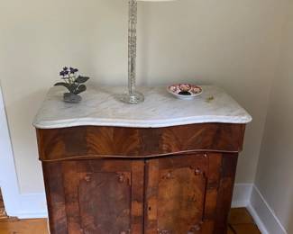 Marble Top Cabinet
