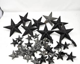 Cast iron decorative stars