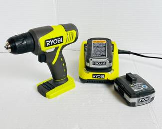 Ryobi Cordless Drill Set with Battery and Charger - Home Improvement Tools