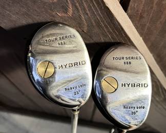 Golf Bundle - Tour Series Hybrid Iron Set with Heavy Sole
