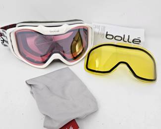 BOLLE Cylindrical Skiing Snowboarding Snow Goggles + Storm Lens and Case