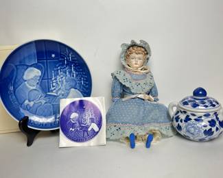 Antique doll and more
