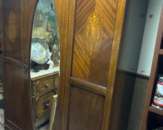 English Antique Wardrobe 