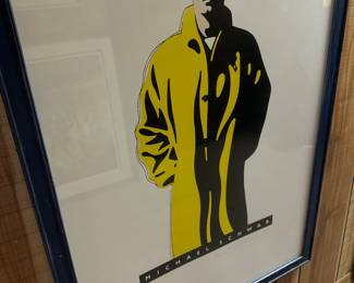 Michael Schwab Signed Lithograph Cowboy Print 