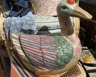 Duck Box Figurine 