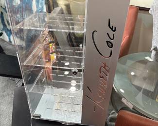 Kenneth Cole Acrylic Display Case with Key, I believe for Watches - but would be great for Sun Glasses too