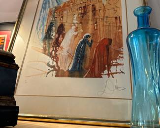 Salvador Dali Signed The Wailing Wall 