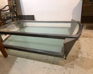 Custom Steel & Glass Cocktail table 