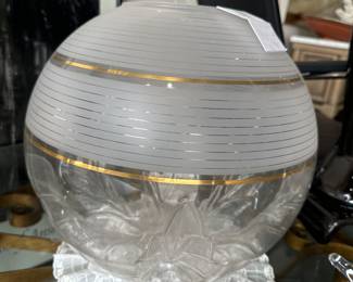 MCM  Glass Center Piece Bowl 