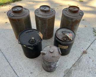 Antique Oil Cans