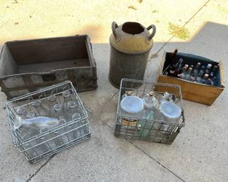 Vintage Liquor Bottles 