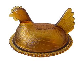 Vintage Indiana Glass Amber