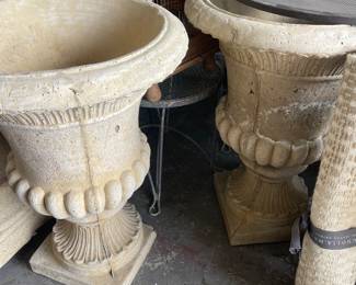Concrete planters 