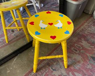 Vintage kitchen stool 