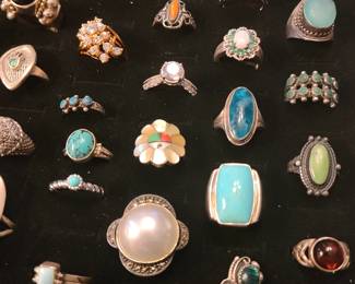 Nice selection of better Sterling rings