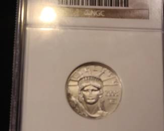 Platinum coin