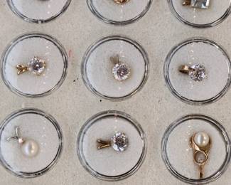 Gold pendants