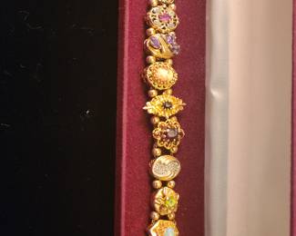 Gorgeous custom made Gold slide bracelet.