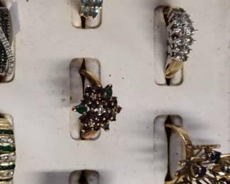 A few of our great selection of Gold rings. Over 300 to choose from