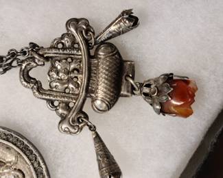 Antique Oriental Sterling piece