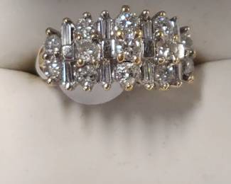 14K ring with Diamonds