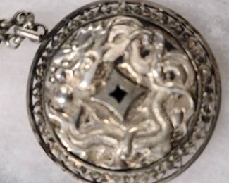 Antique Oriental Sterling piece