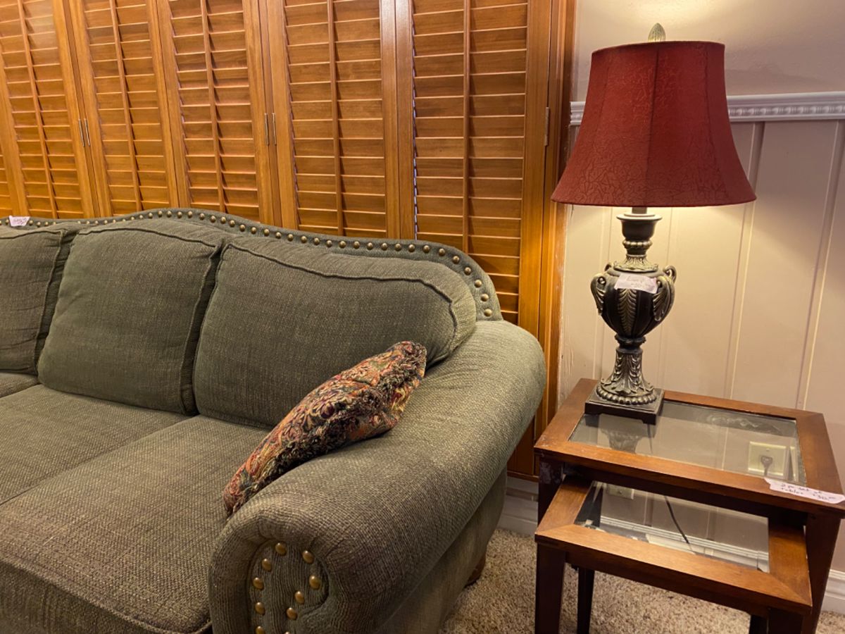 Mayo Sofa, lamp..end tables- furniture, home decor