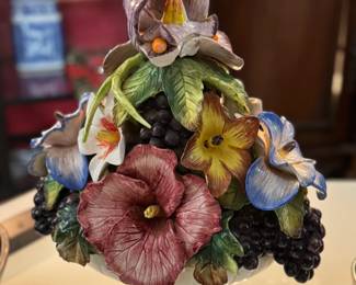 Porcelain Flower Basket Limited Edition.  See the bottom next image. 