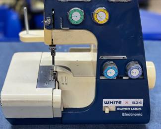 Vintage White Super Lock 534 Serger Sewing Machine