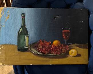 Beautifully aged painting.