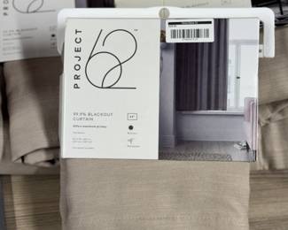 New Project 62 Blackout Curtains  - 3 Available 