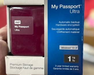 New My Passport Ultra  1 Tb External Hard Drive