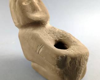 Carved Human Stone Effigy