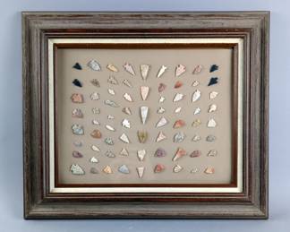 Native American Bird Point Display, Qty. 72, 19x16"