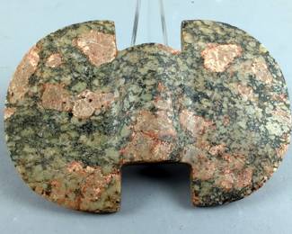 Native American Banner Stone, 4.5"