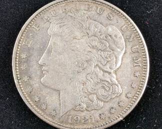 1921 D Morgan Silver Dollar