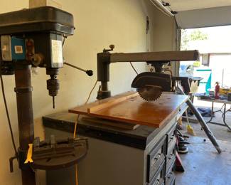 Guardian Power Products Heavy Duty Drill Press; Craftsman Radial Saw