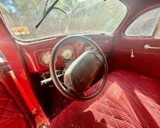 Highest bid through Friday at 3:00 pm on this 1937 Plymouth Sedan - Rear Door Suicide - 350 Chevy - Air Cond - Power Steering - Disc Brakes - Automatic - comes with over drive Transmission - Nova rear suspension - S-10 front - Auto comes with over drive trans. - Additional transmission - 700 R4 Classic cararena X