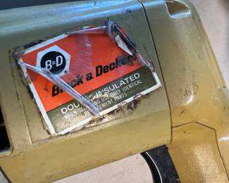 Large assortment of electrical hand tools