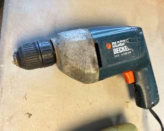 Large assortment of electrical hand tools