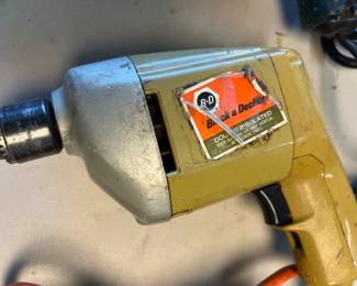 Large assortment of electrical hand tools