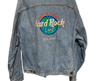 Man's Hard Rock cafe jean jacket - XL